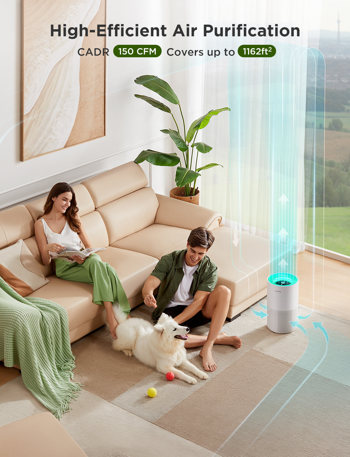 GoveeLife Smart Home Air Purifier 2 Pro | Smart Room Air Purifier - Image 13