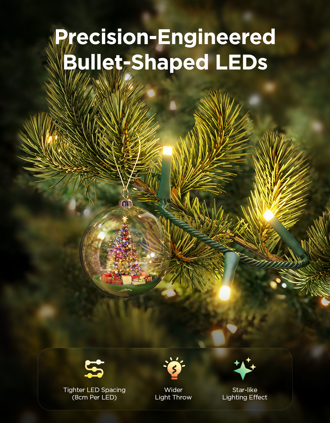 Govee Christmas Sparkle String Lights - Image 2