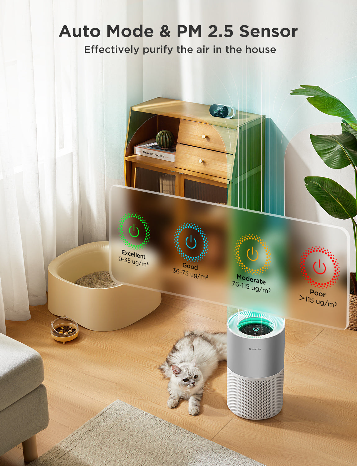 GoveeLife Smart Home Air Purifier 2 Pro | Smart Room Air Purifier - Image 16