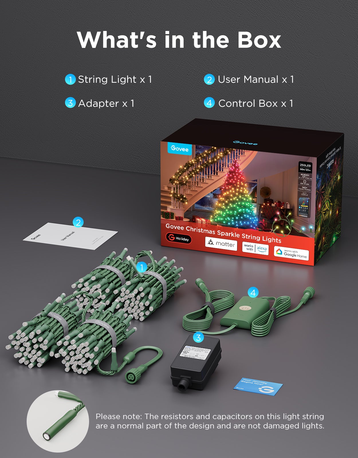 Govee Christmas Sparkle String Lights - Image 10