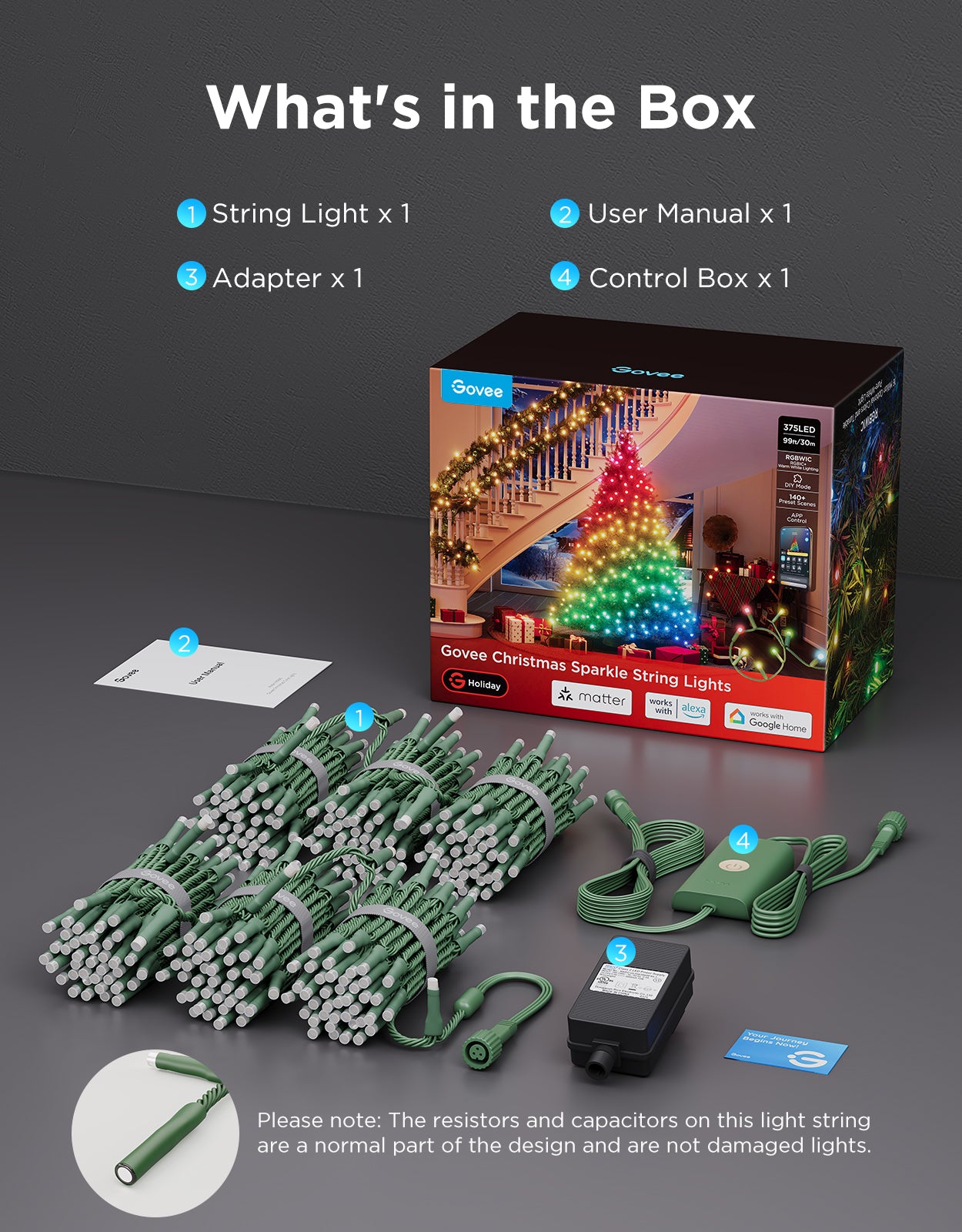 Govee Christmas Sparkle String Lights - Image 11