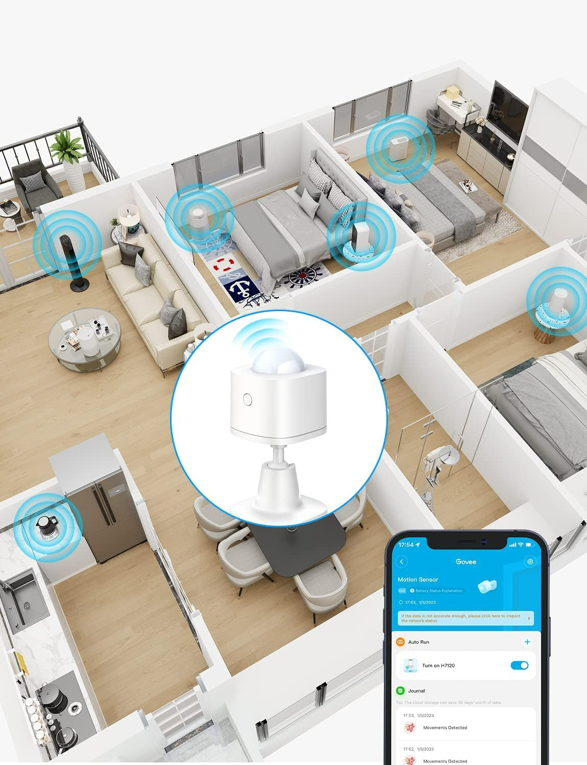 GoveeLife Smart Motion Sensor, Supports Most Govee Smart Products - Image 4