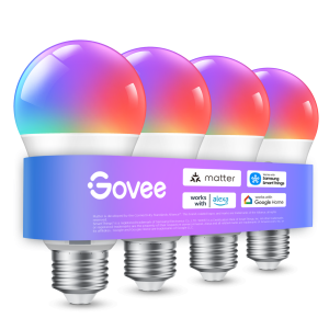 Govee Wi-Fi + Bluetooth Smart LED Bulb (2 Pack)- Govee