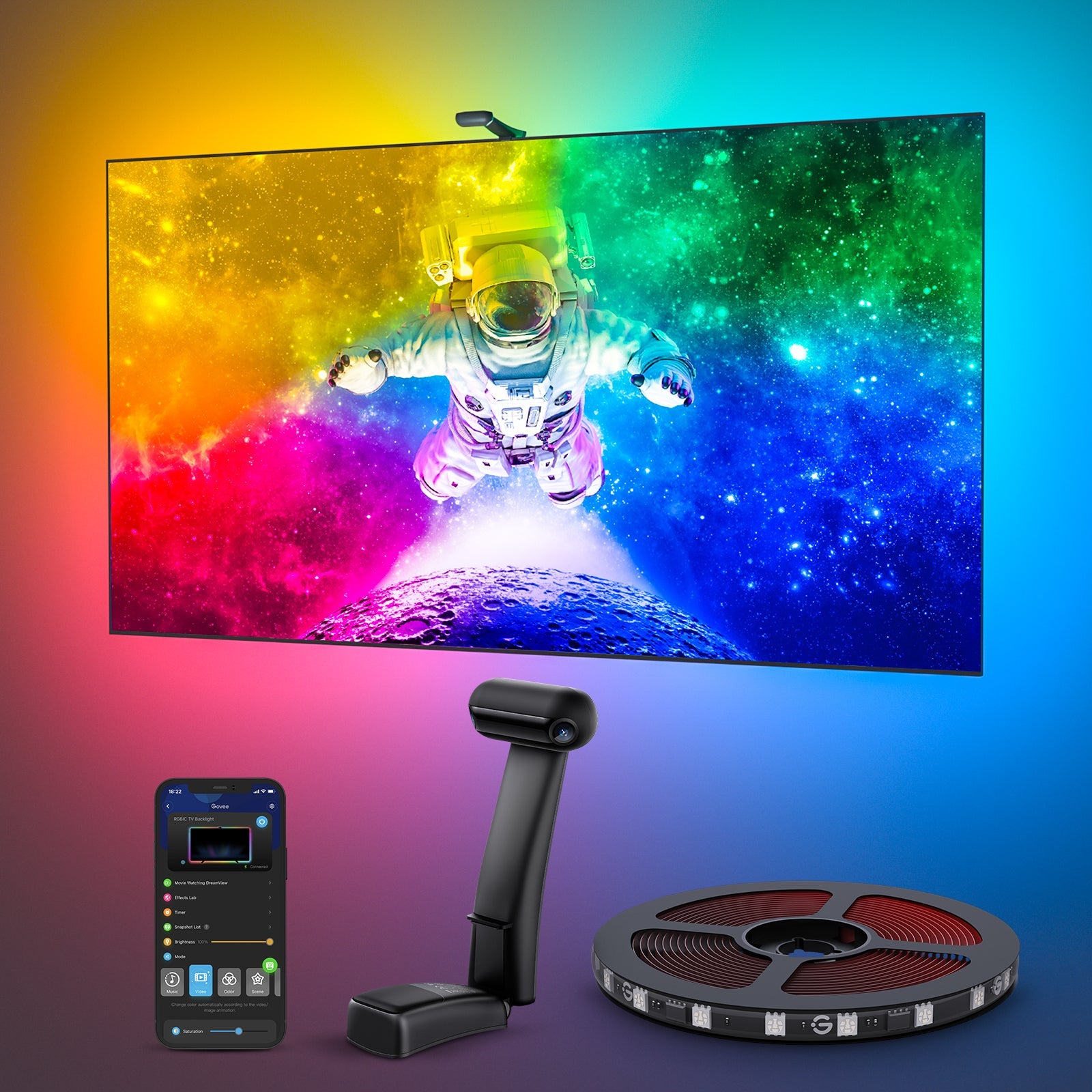 Govee Envisual TV LED Backlight T2 with Dual Cameras - Image 24