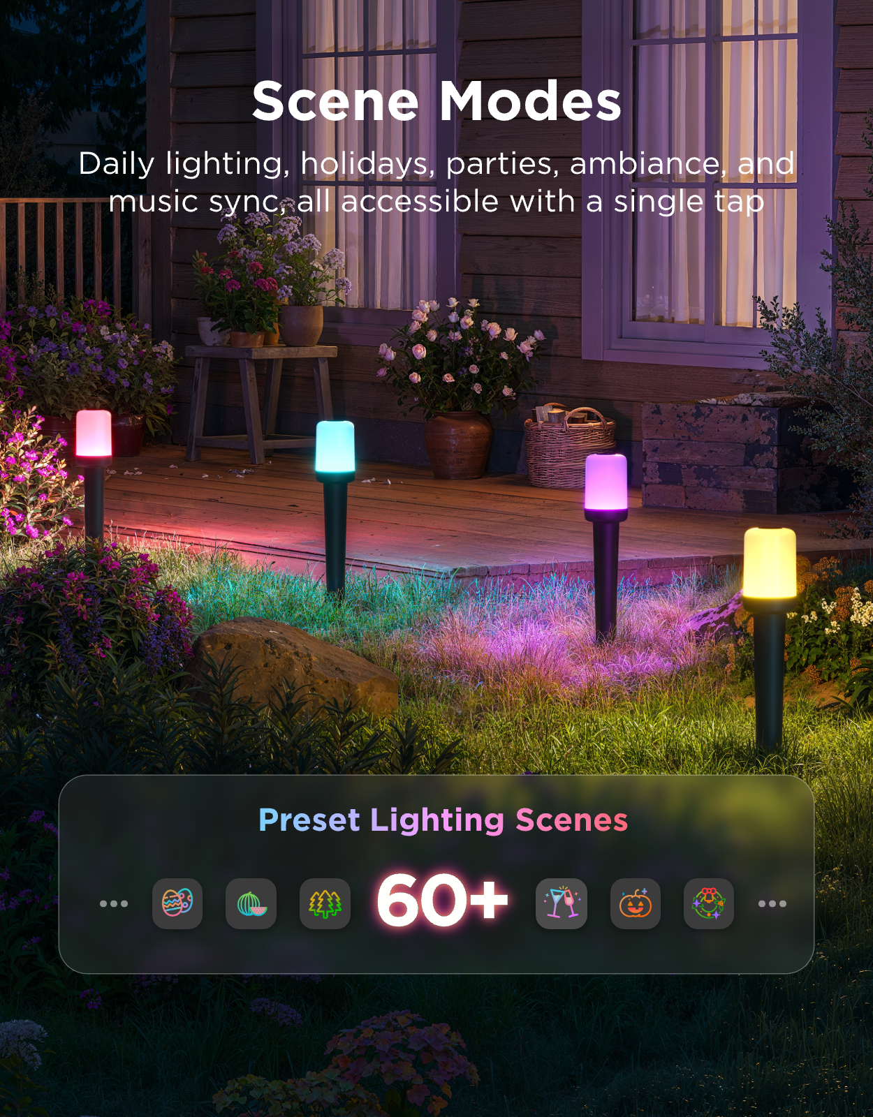 Govee Outdoor Smart Cylinder Pathway Lights - Image 16