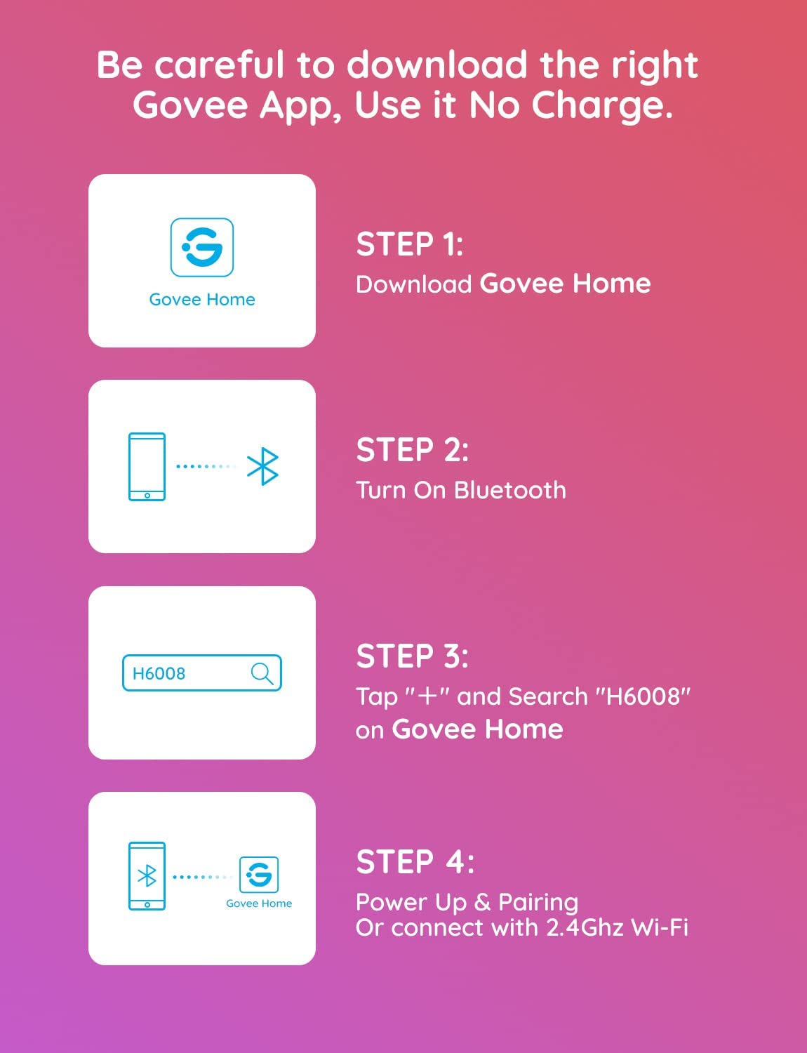 Govee Wi-Fi + Bluetooth Smart LED Bulb (2 Pack)- Govee - Image 7