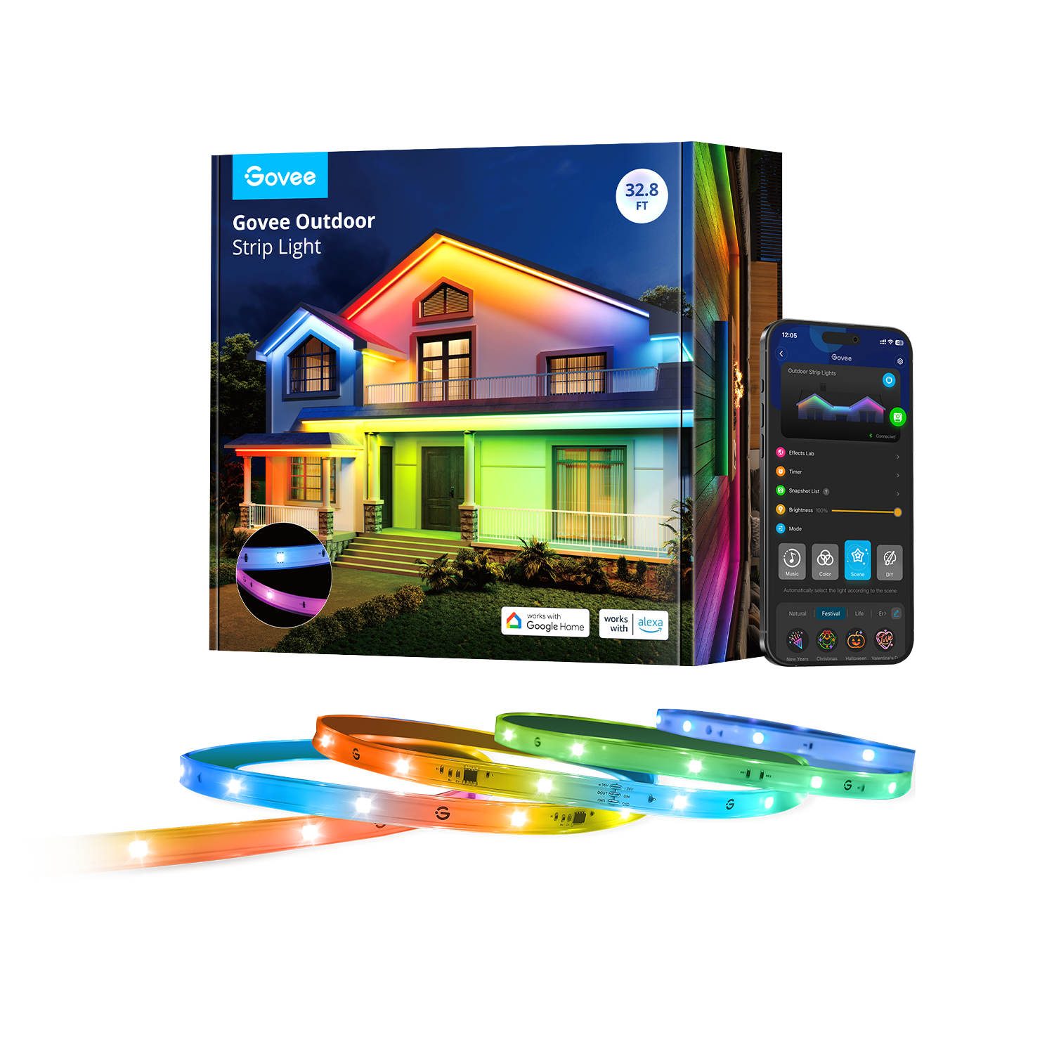 Govee Wi-Fi RGBIC Outdoor Strip Lights - Image 15