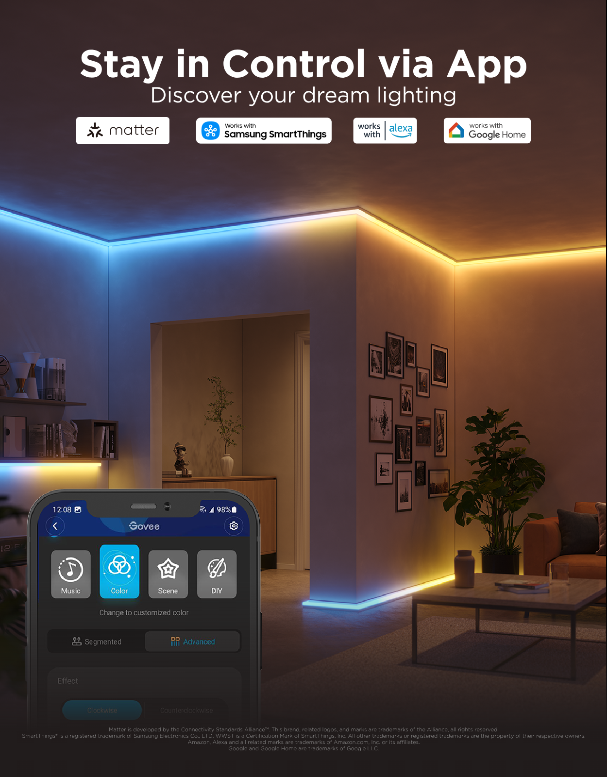 Govee RGBIC LED Strip Lights with Covers - Govee - Image 7