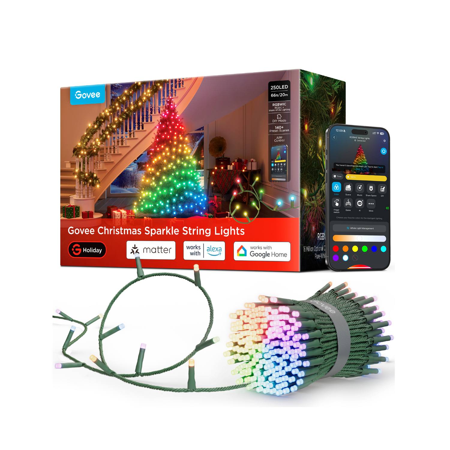 Govee Christmas Sparkle String Lights - Image 12