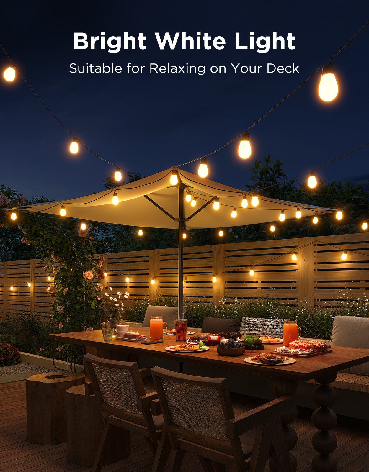 Govee Outdoor S14 Bulb String Lights - IP66 Waterproof - Image 4