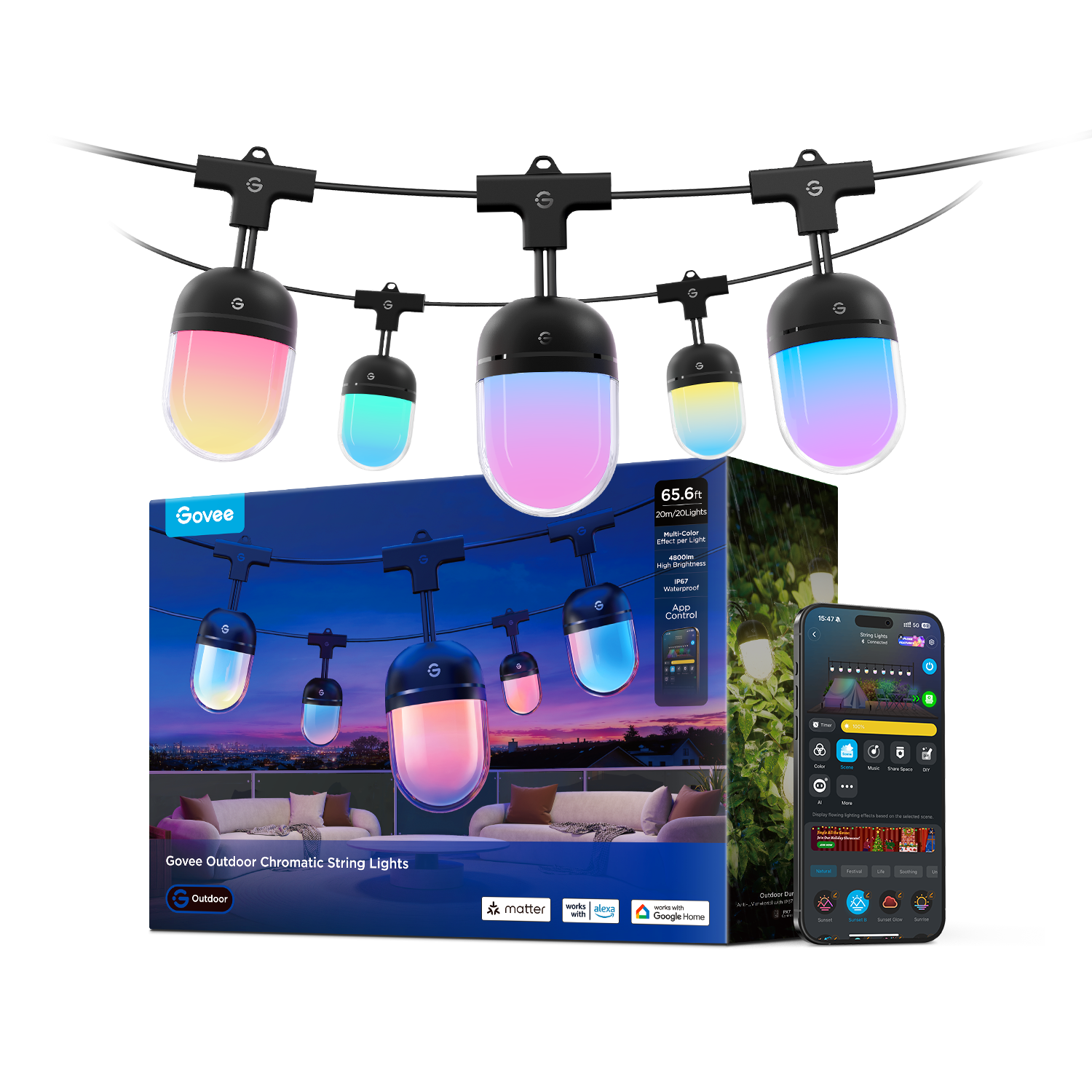 Govee Outdoor Chromatic String Lights - Image 11