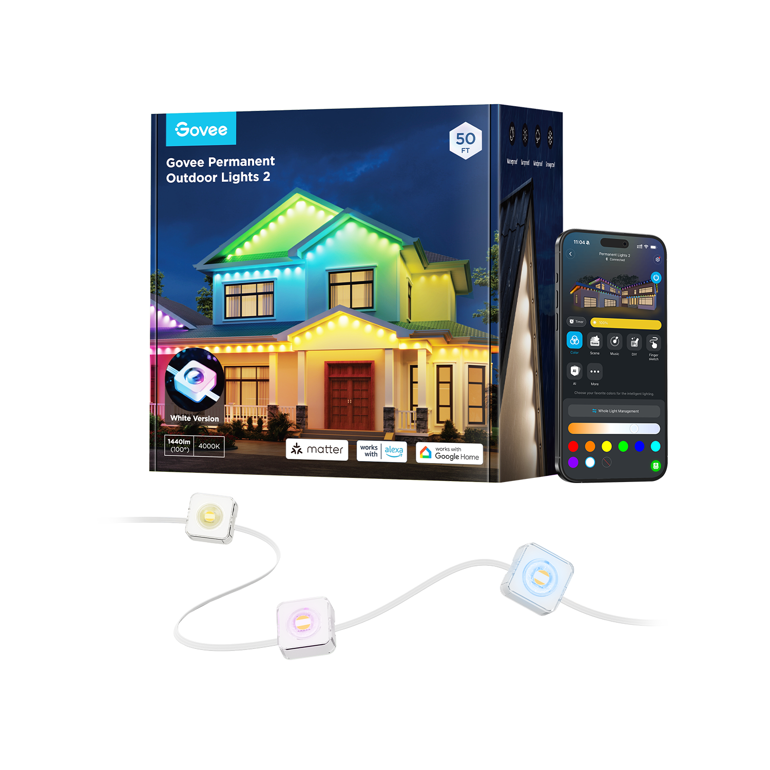 Govee Permanent Outdoor Lights 2 for Christmas Holidays - Image 12