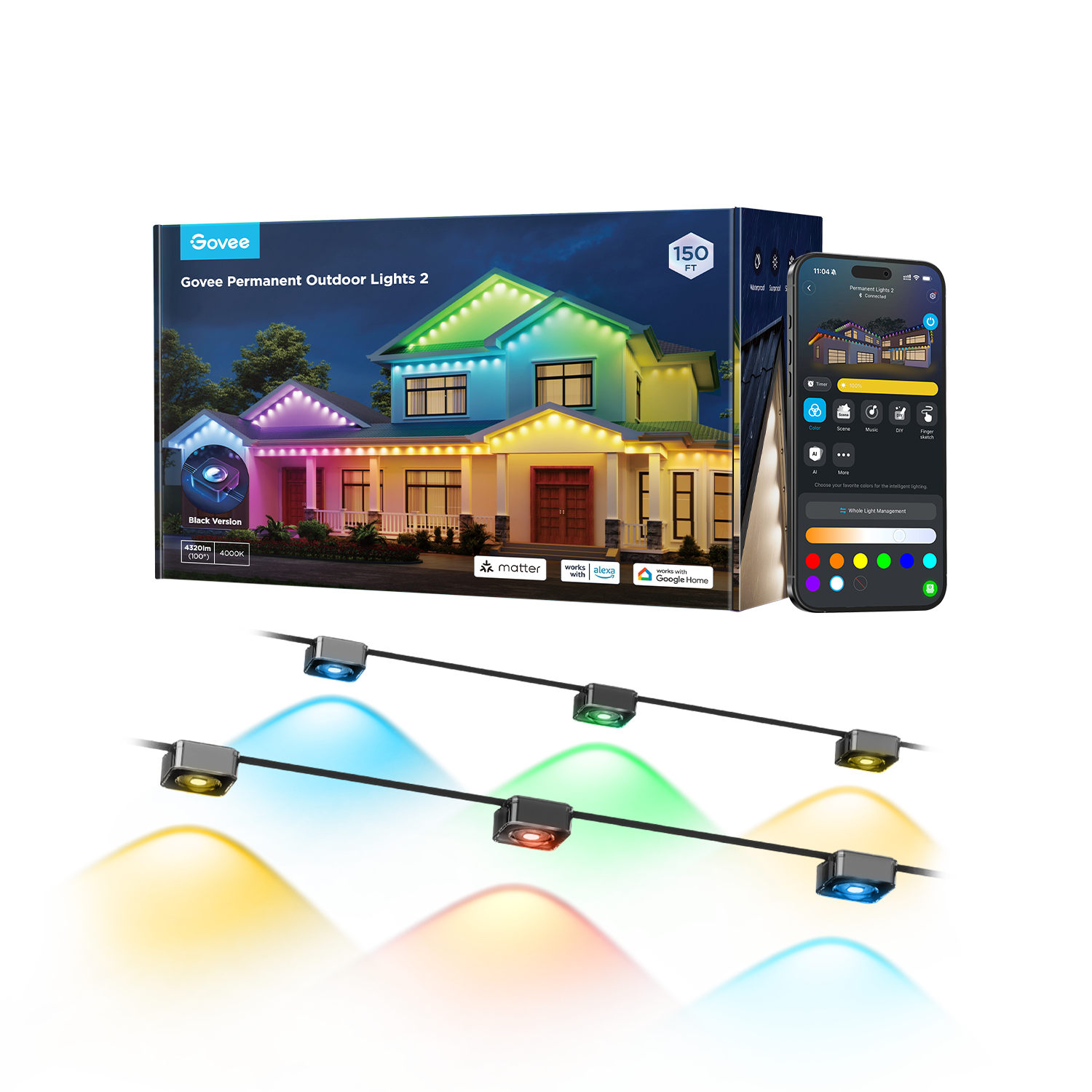 Govee Permanent Outdoor Lights 2 for Christmas Holidays - Image 40
