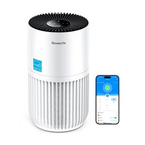 GoveeLife Mini Air Purifier for Bedrooms with HEPA Smart Filter