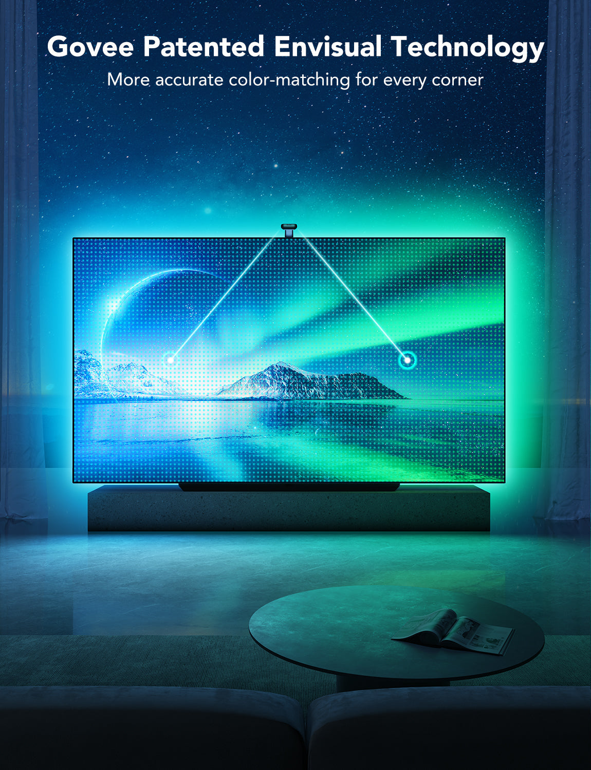 Govee Envisual TV LED Backlight T2 with Dual Cameras - Image 5