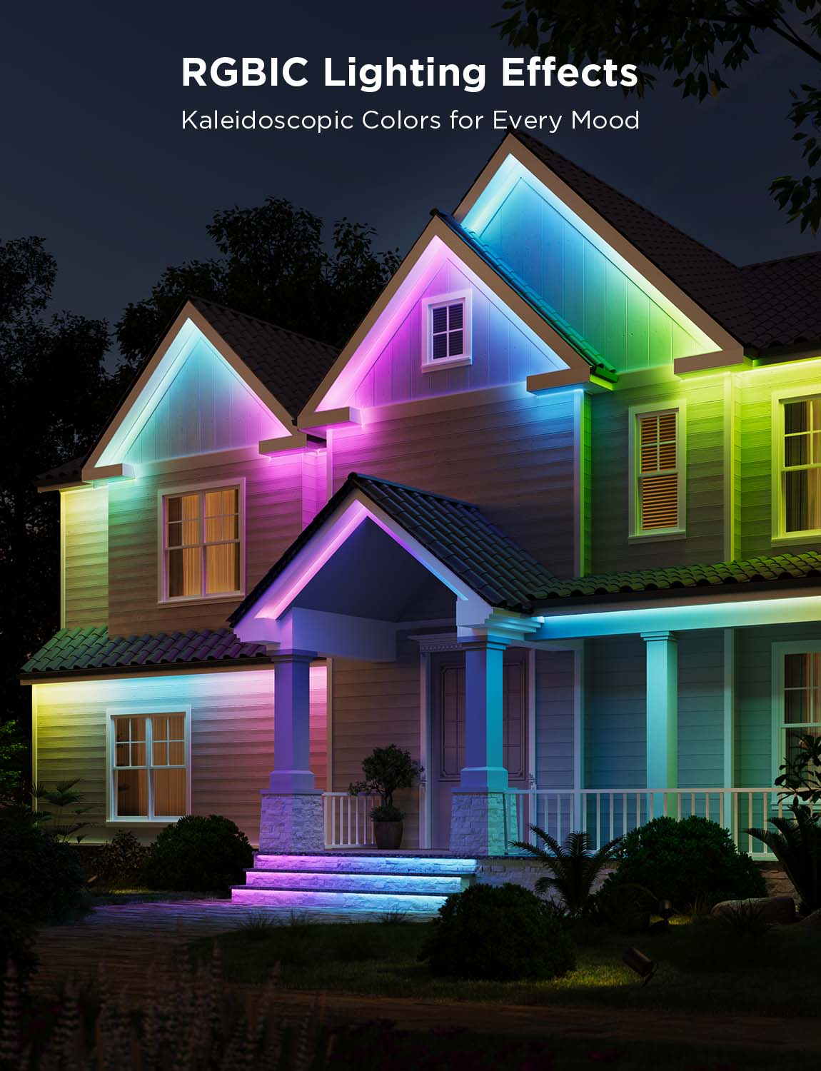 Govee RGBICWW Outdoor LED Strip Lights - Image 11