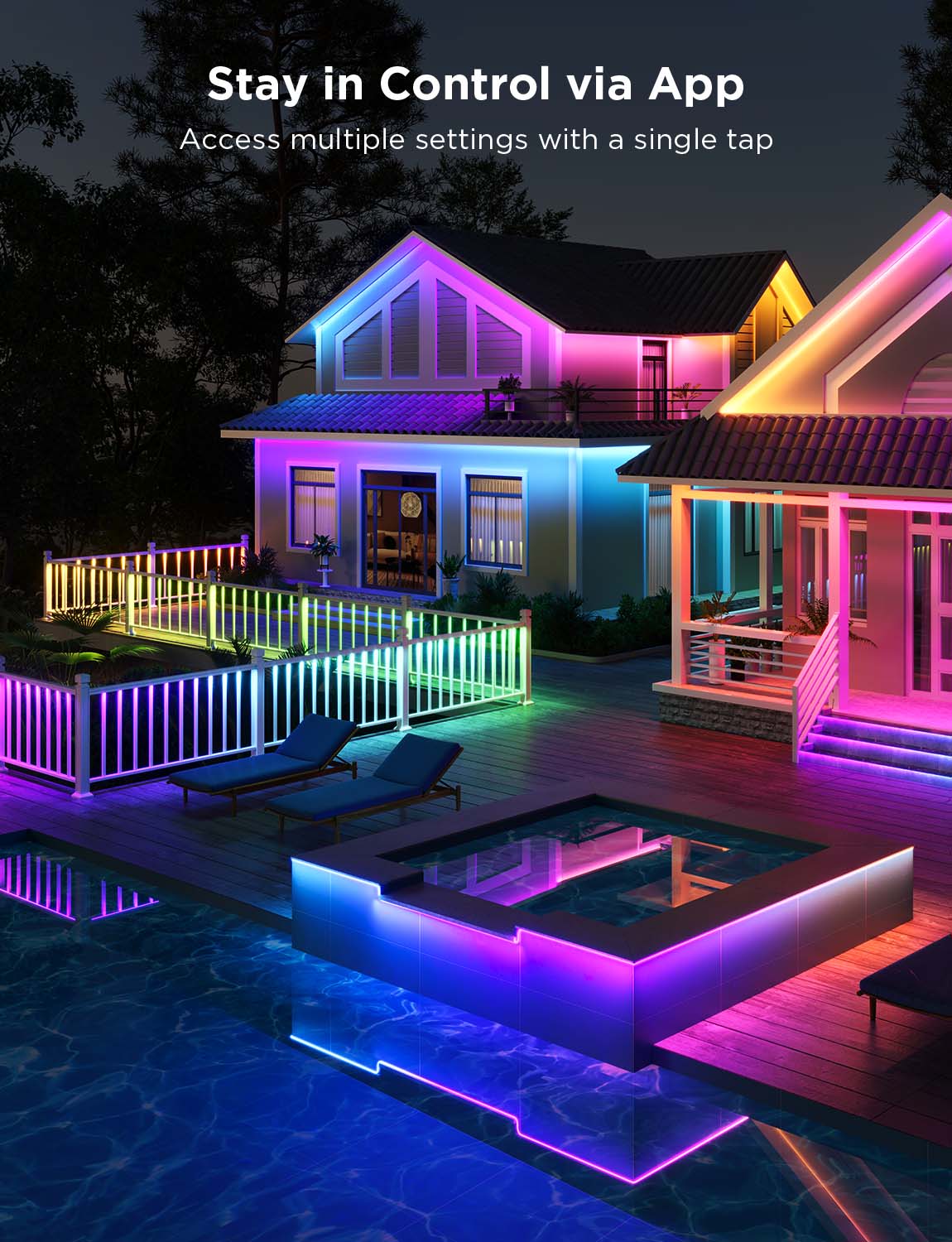 Govee RGBICWW Outdoor LED Strip Lights - Image 15
