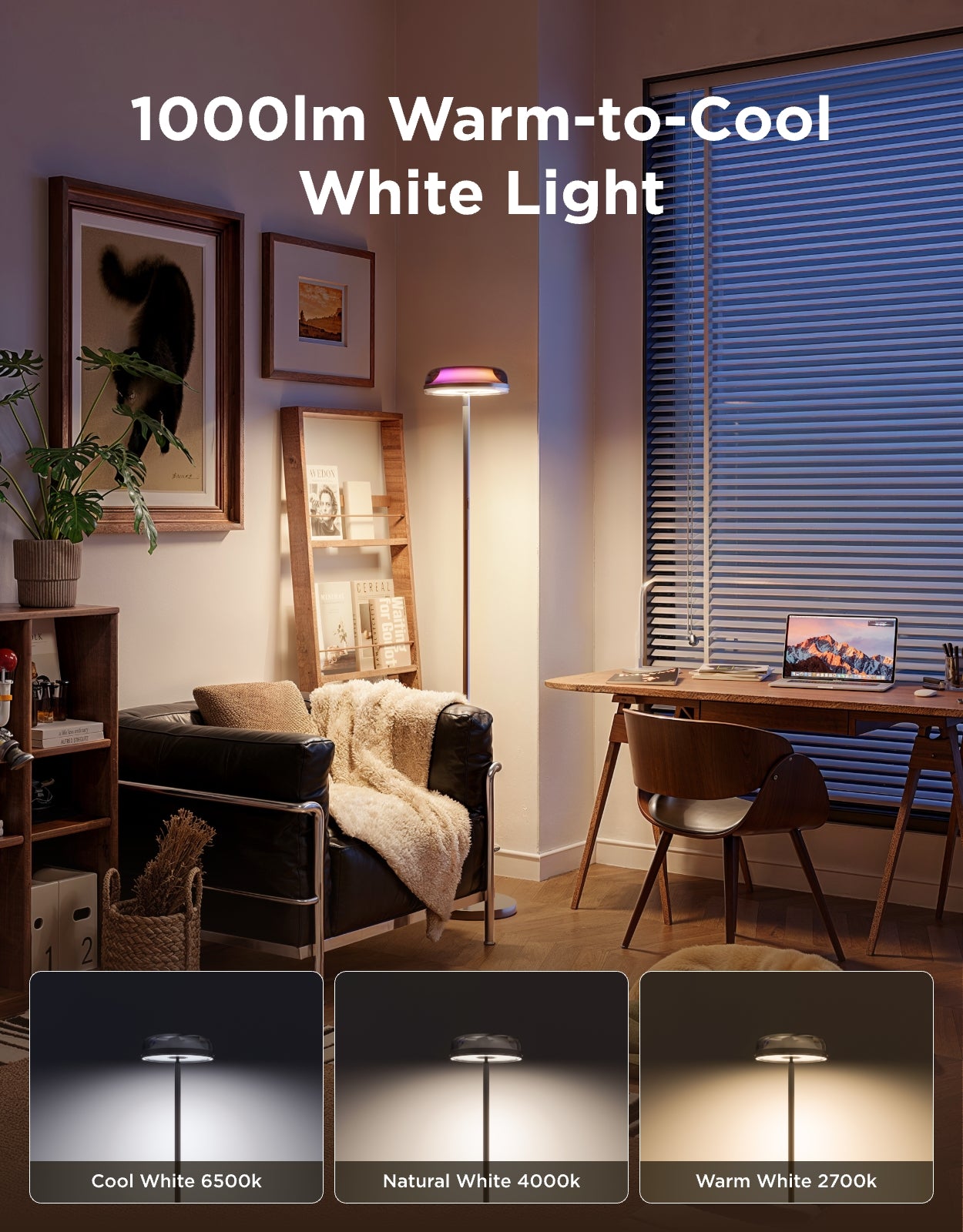 Govee Uplighter Floor Lamp: RGBIC Ripple Lighting - Image 5
