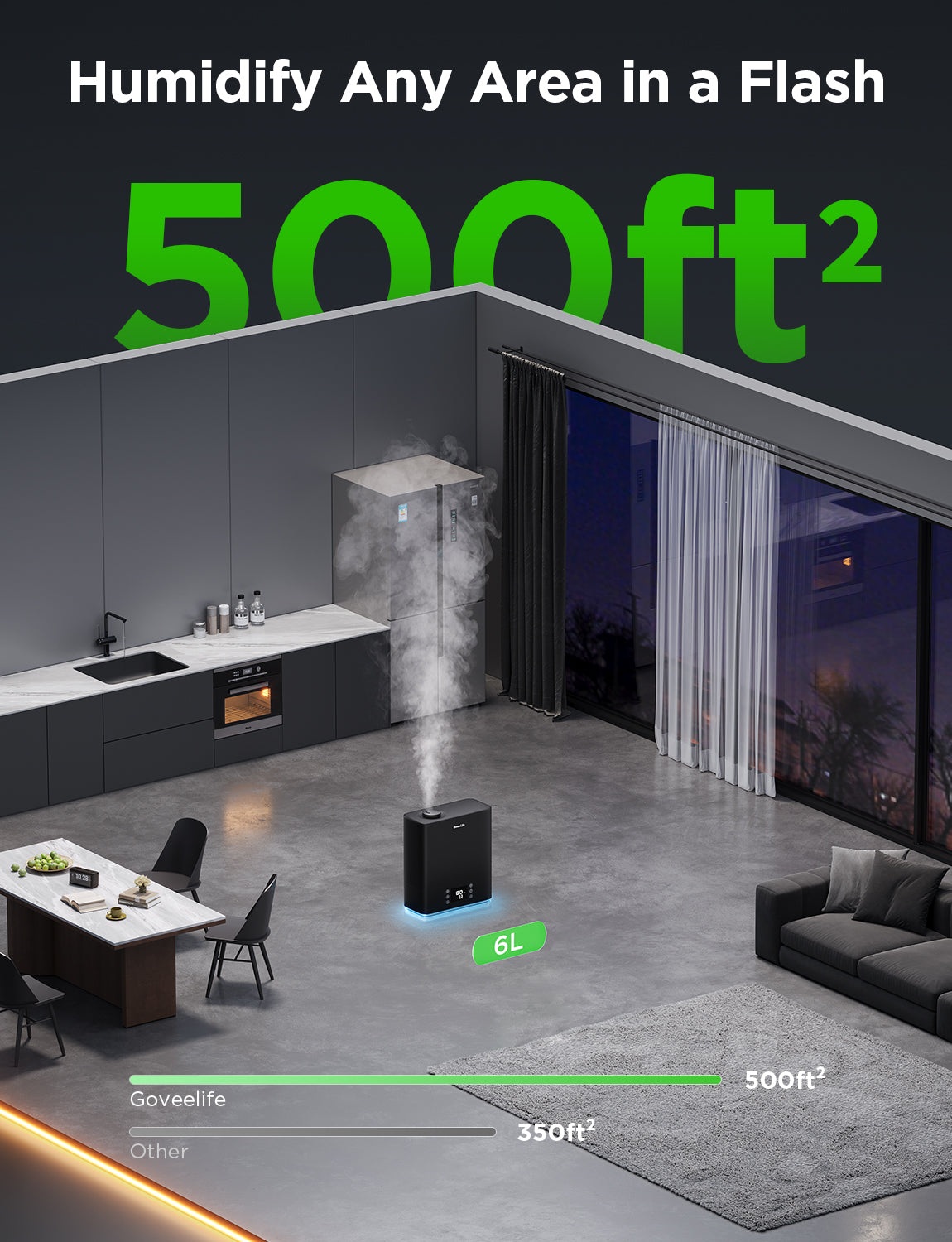 GoveeLife Smart Humidifier 2 for Large Rooms - Govee - Image 2