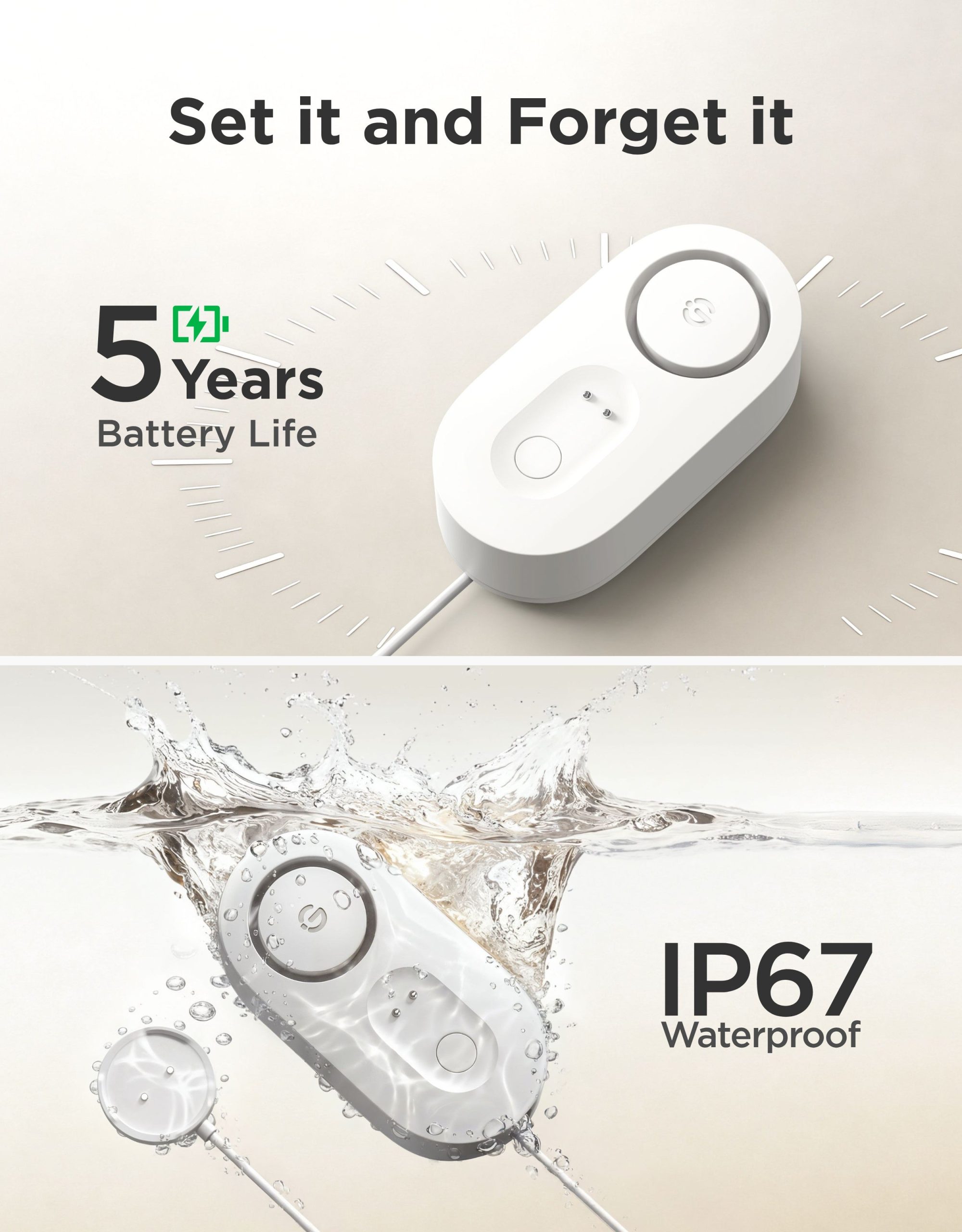 GoveeLife Water Leak Detector 1s With Sensor Cable - Image 10