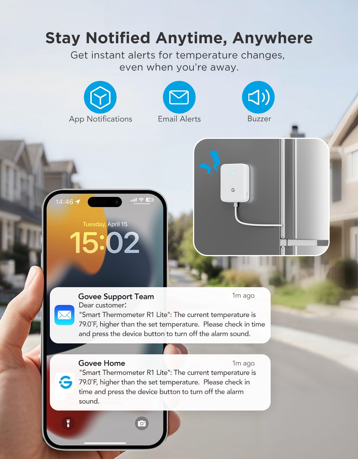 Goveelife Smart Fridge Thermometer R1 Lite - Image 8