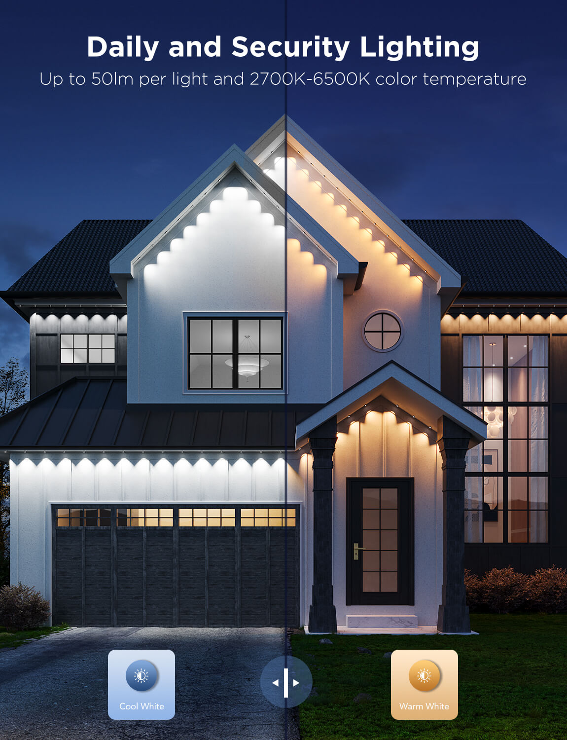 Govee Permanent Outdoor Lights Pro, 100ft with 60 Lights - Image 36
