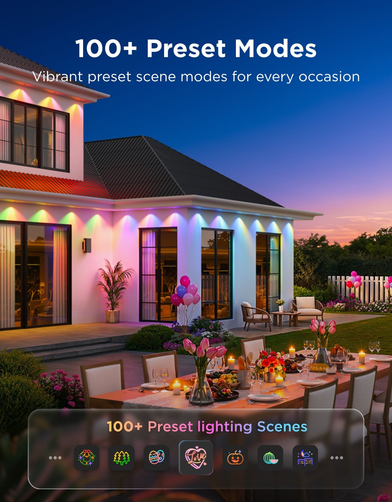 Govee Permanent Outdoor Lights Prism | 3 Colors in One Light - Image 7