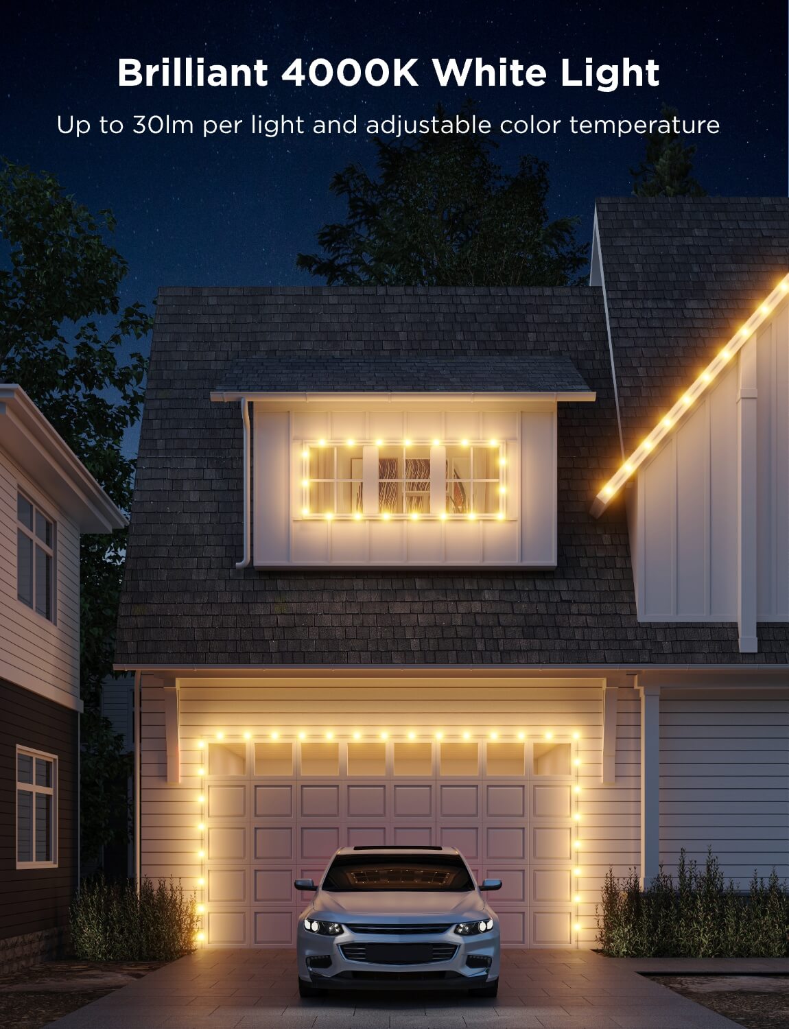 Govee Outdoor LED String Lights: Waterproof Patio Lights, 16M Colors - Image 3