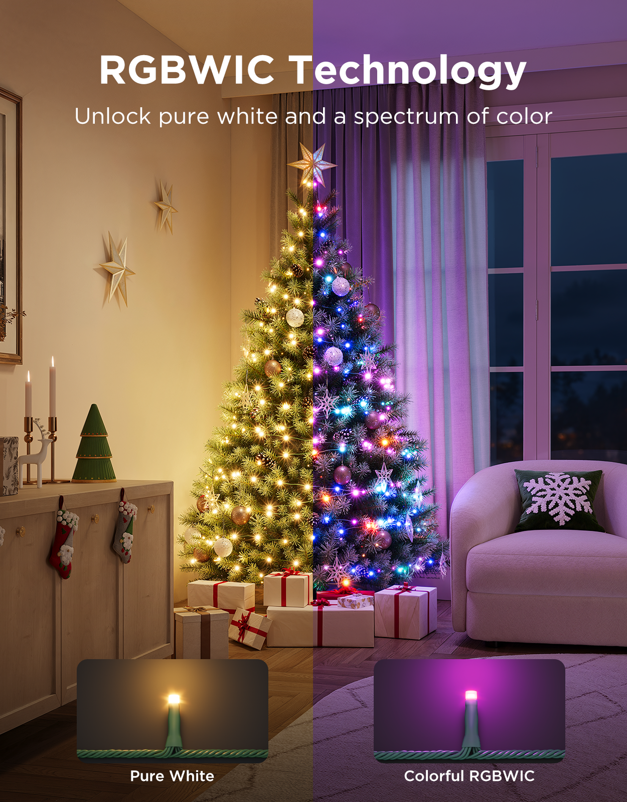 Govee Christmas Sparkle String Lights - Image 7