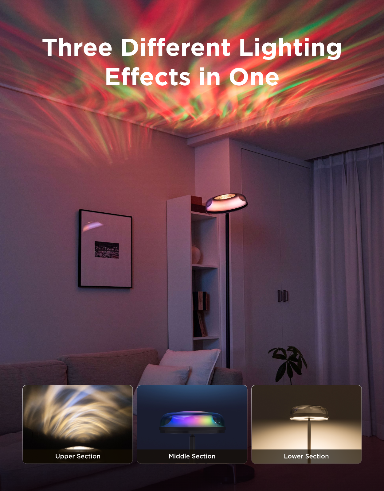 Govee Uplighter Floor Lamp: RGBIC Ripple Lighting - Image 14