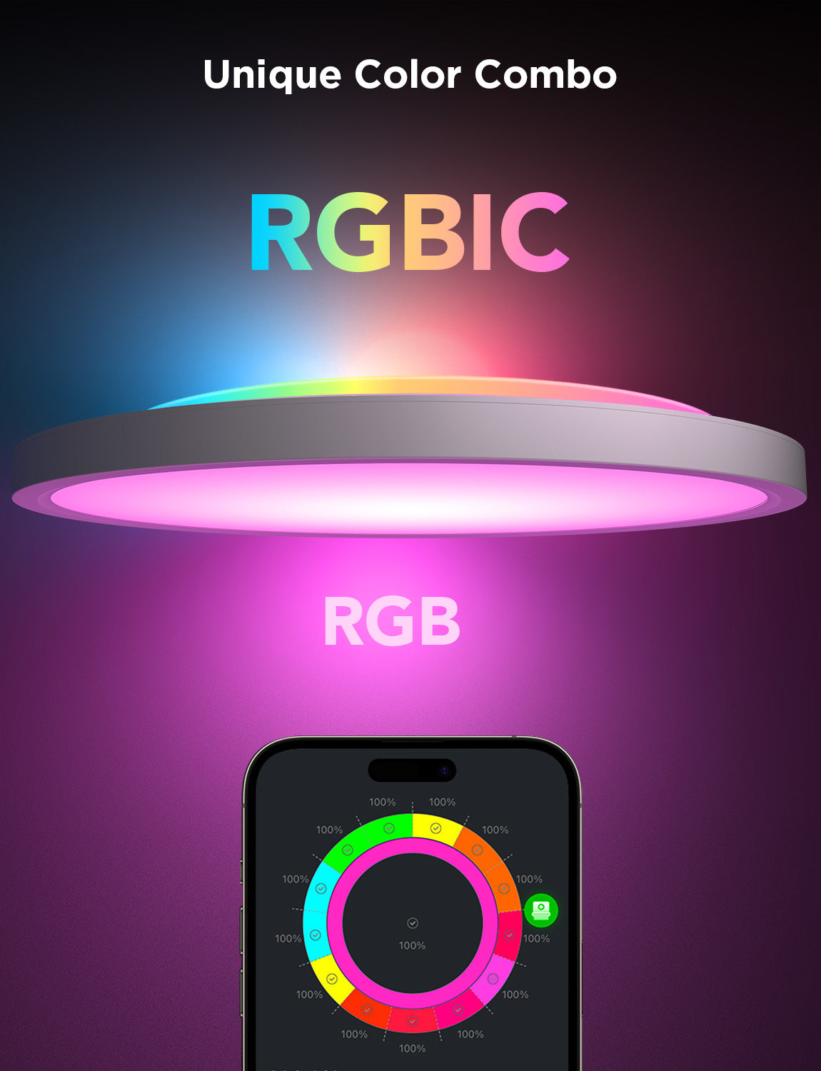 Govee 12-Inch Smart Round & Square Ceiling Lights - Image 11