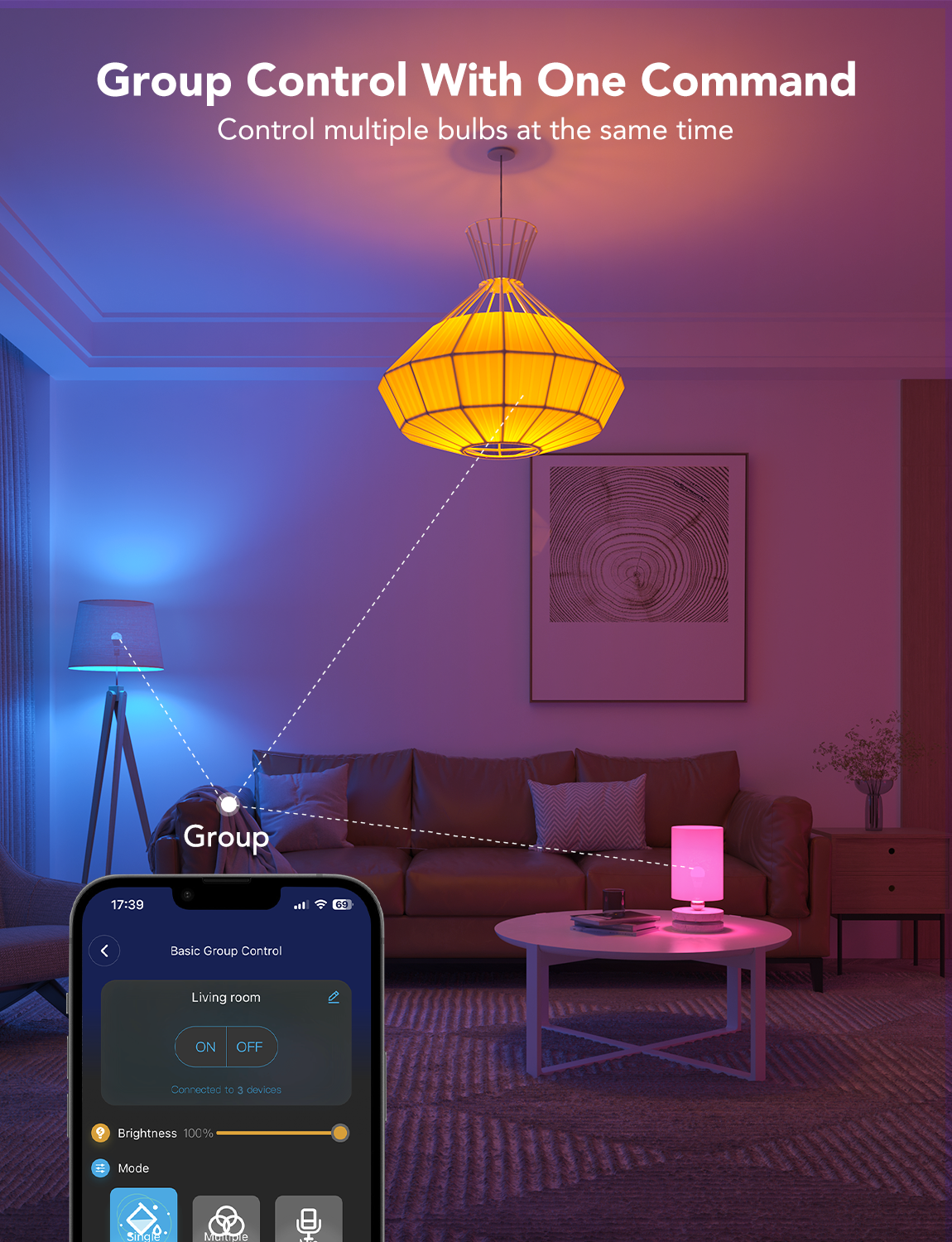 Govee RGBWW Smart BR30 LED Light Bulbs - Image 10