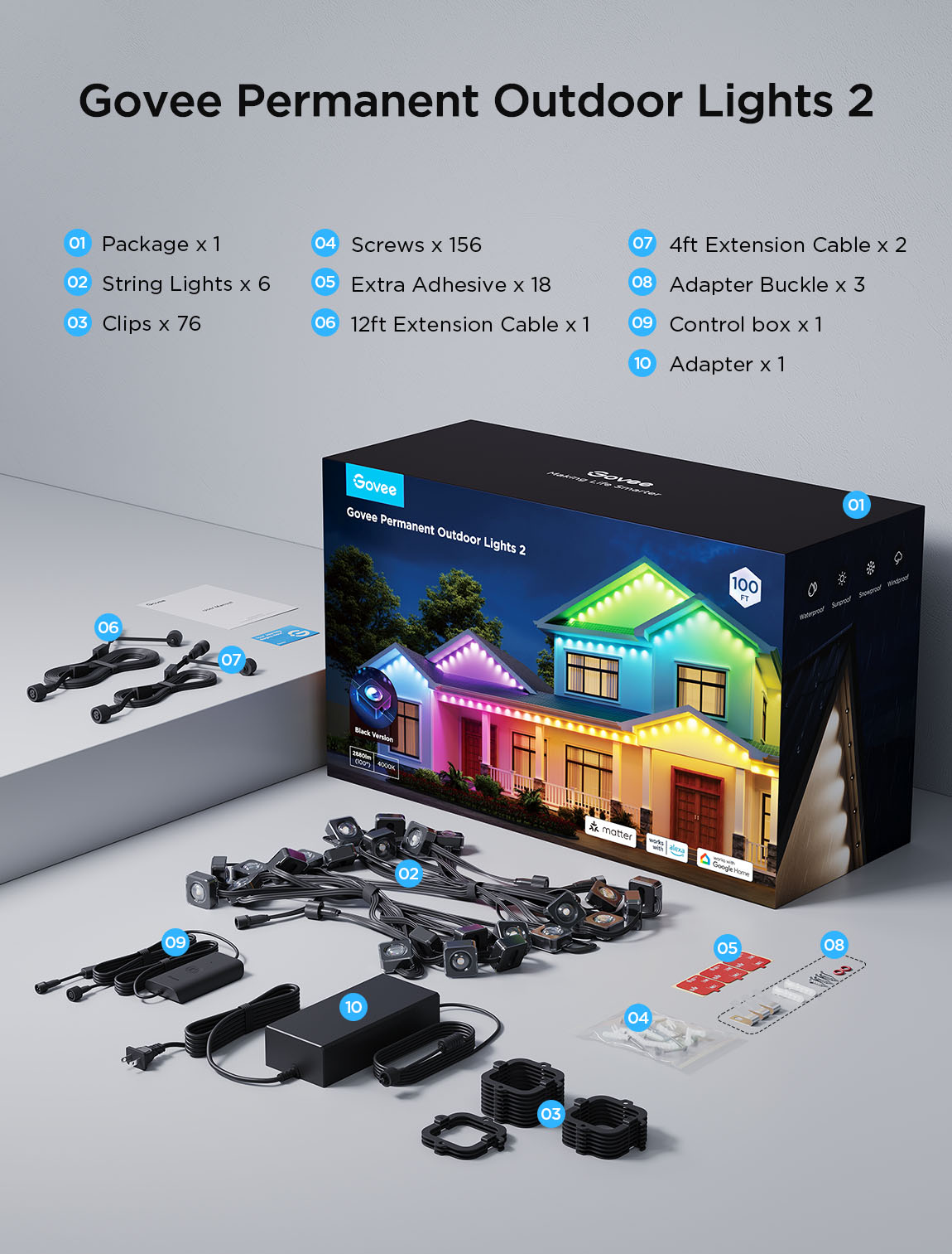 Govee Permanent Outdoor Lights 2 for Christmas Holidays - Image 30