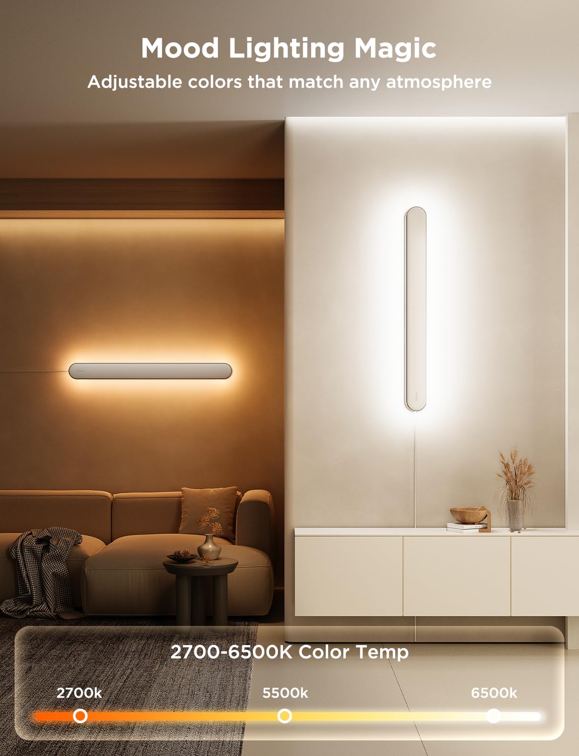 Govee LED Wall Light: Smart Wall Sconce for Ambient Room Lighting - Image 4
