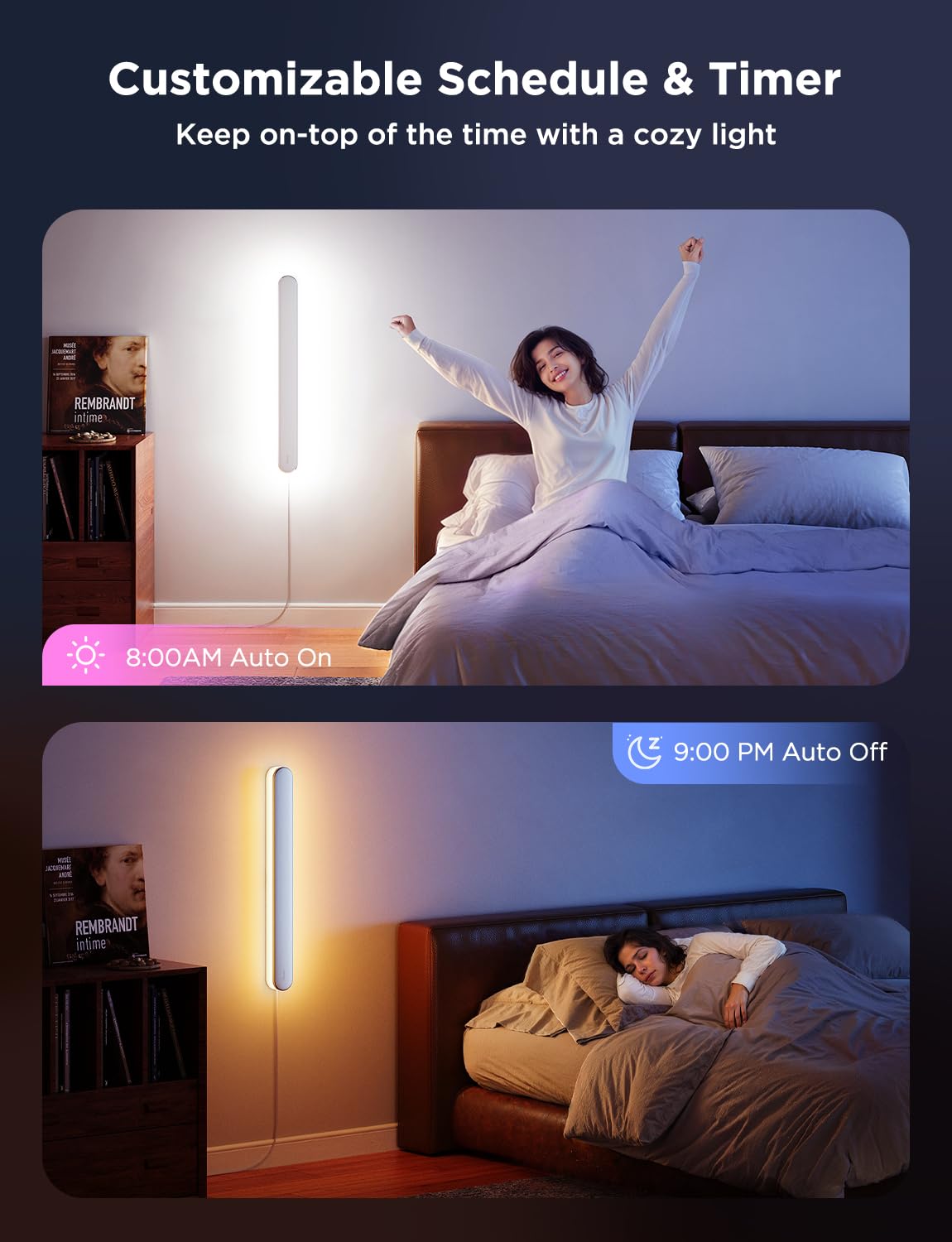 Govee LED Wall Light: Smart Wall Sconce for Ambient Room Lighting - Image 8