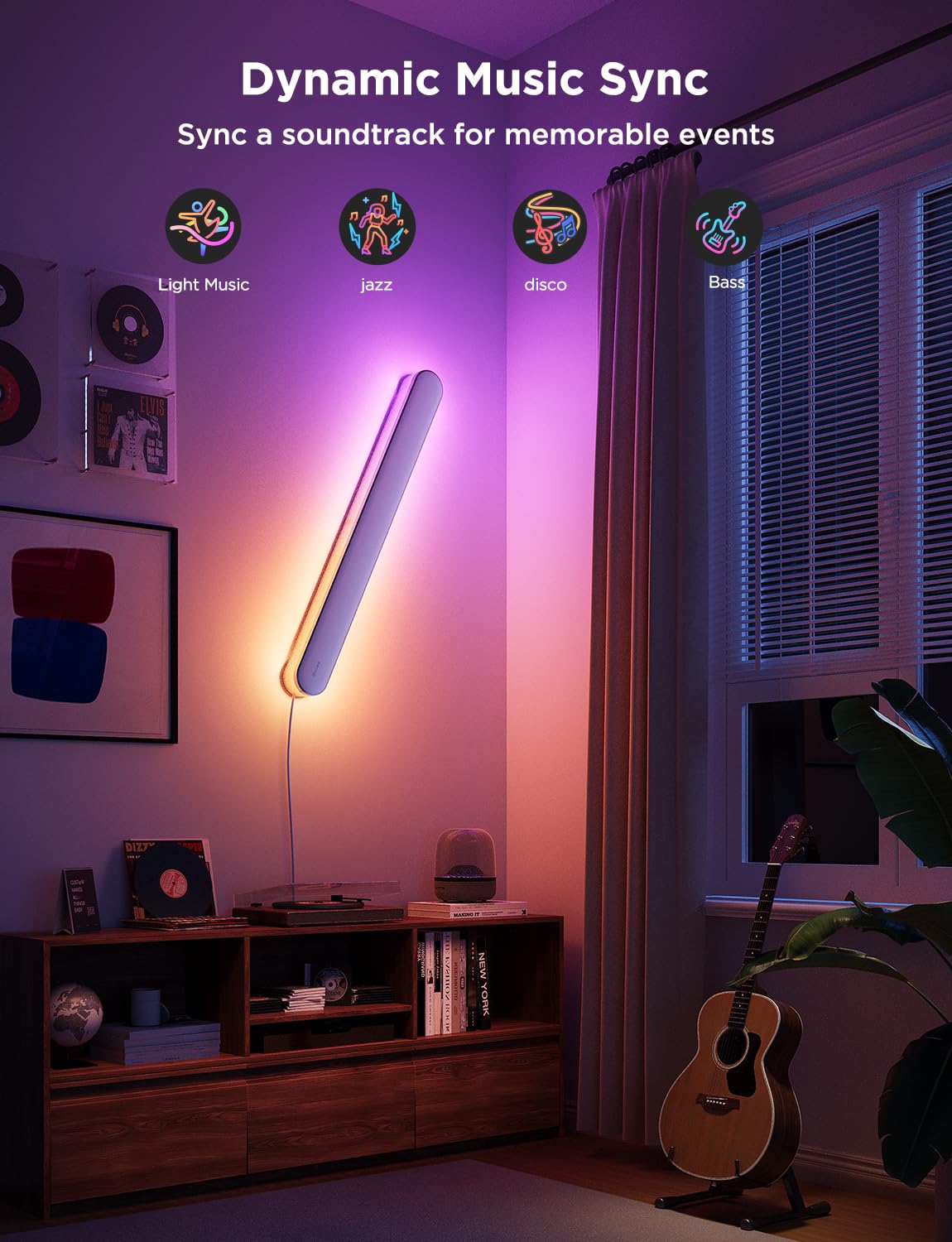 Govee LED Wall Light: Smart Wall Sconce for Ambient Room Lighting - Image 9