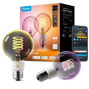 Govee E26 G25 Smart LED Edison Light Bulb 500lm